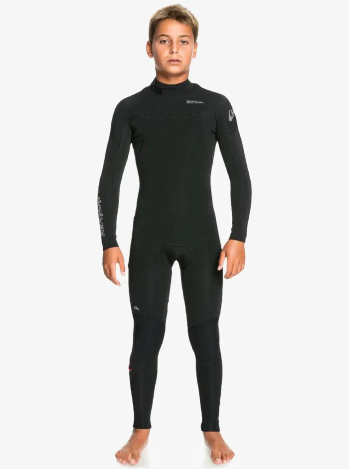 Quiksilver 816 43 Everyday Sessions BackZip Wetsuit Black Boys Wetsuits