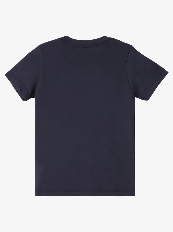 Quiksilver 816 Barking Tiger TShirt Dark Navy Boys Tees Quiksilver 816 Barking Tiger TShirt Dark Navy Boys Tees