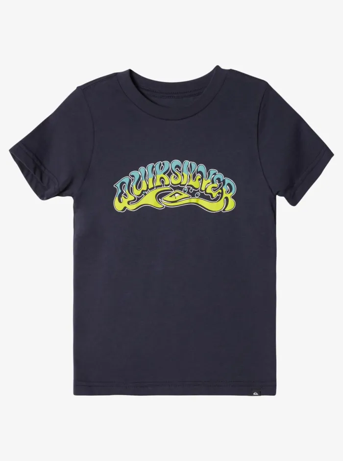 Quiksilver 816 Bubble Arch TShirt Dark Navy Boys Tees