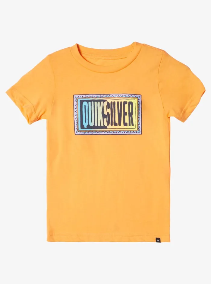 Quiksilver 816 Day Tripper TShirt Tangerine Boys Tees