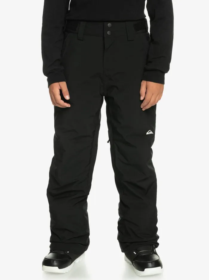 Quiksilver 816 Estate Technical Snow Pants True Black Boys Snow Pants