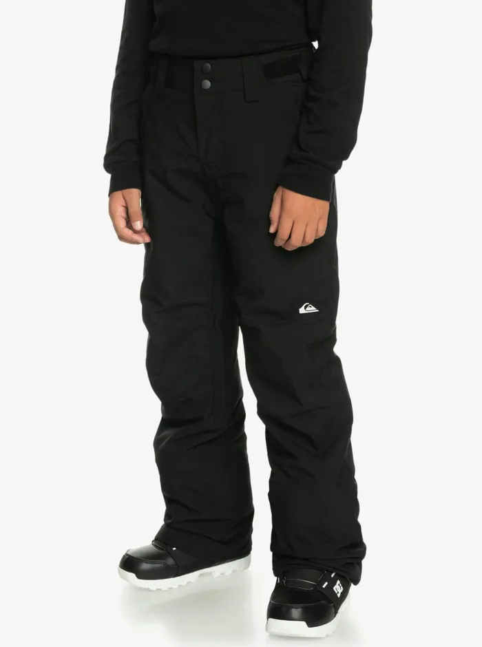Quiksilver 816 Estate Technical Snow Pants True Black Boys Snow Pants