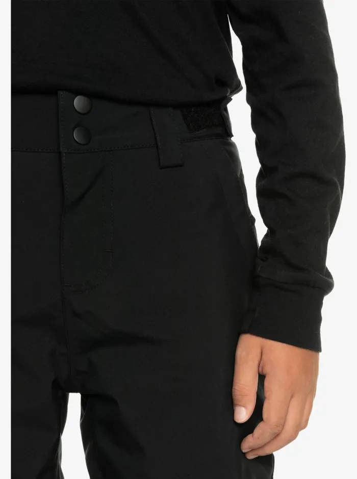 Quiksilver 816 Estate Technical Snow Pants True Black Boys Snow Pants