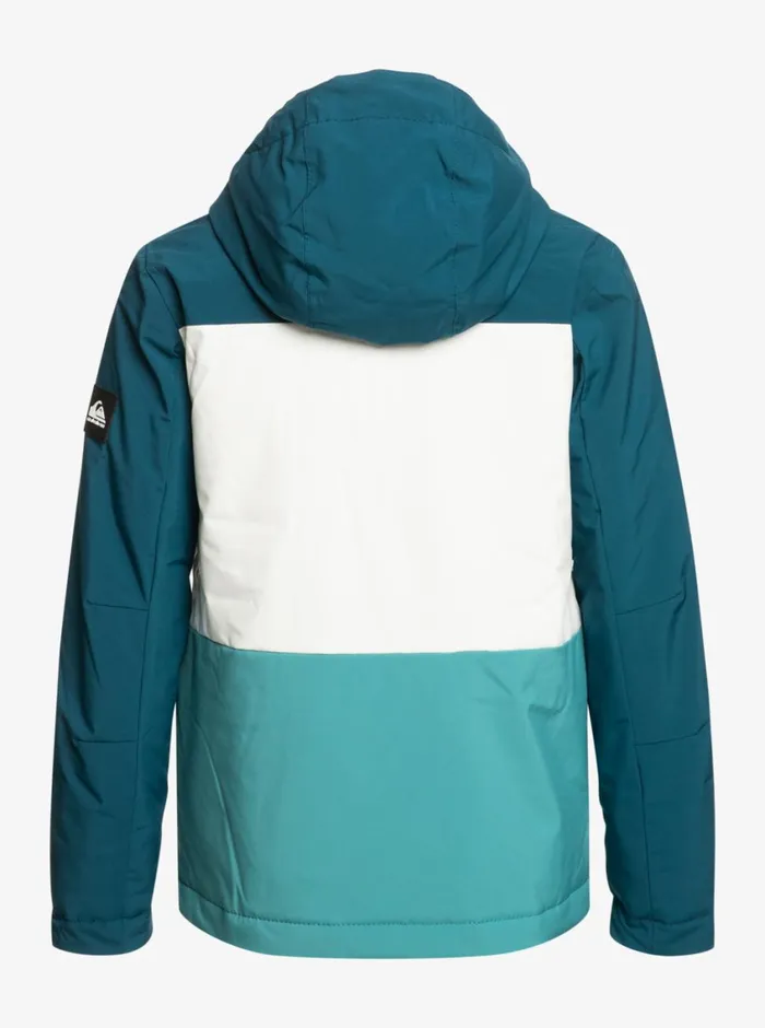Quiksilver 816 Side Hit Technical Snow Jacket Brittany Blue Boys Snow Jackets