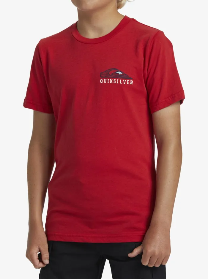 Quiksilver 816 Snake Charmer TShirt Salsa Boys Tees