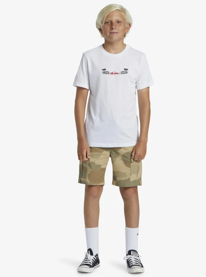 Quiksilver 816 Surf Core TShirt White Boys Tees Quiksilver 816 Surf Core TShirt White Boys Tees