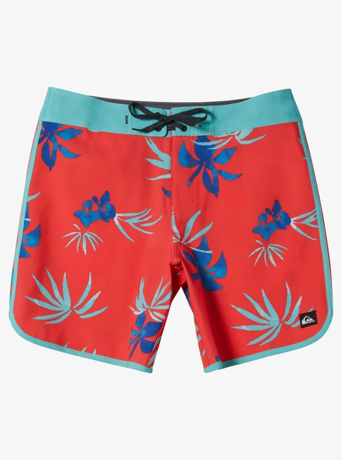 Quiksilver 816 Surfsilk Scallop 17034 Boardshorts Cayenne Boys Boardshorts