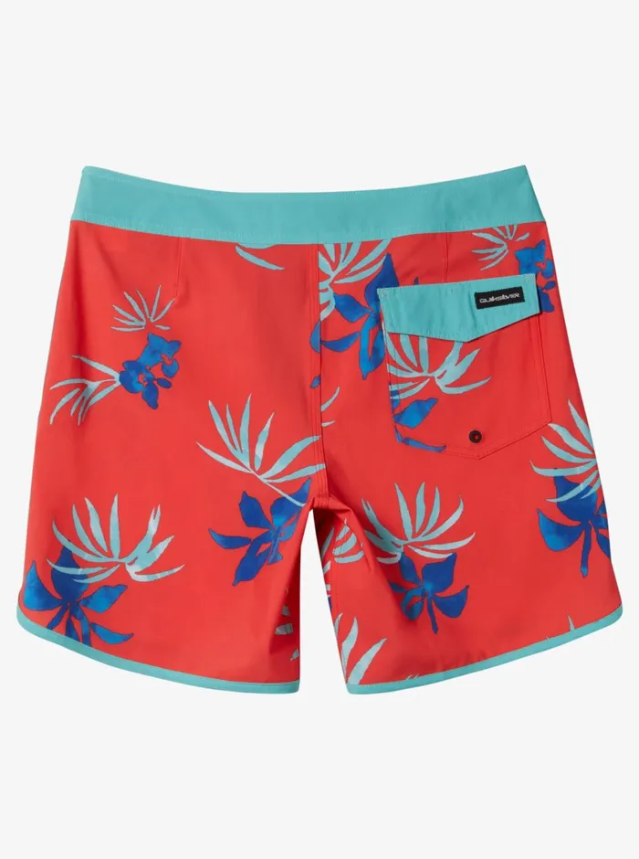 Quiksilver 816 Surfsilk Scallop 17034 Boardshorts Cayenne Boys Boardshorts