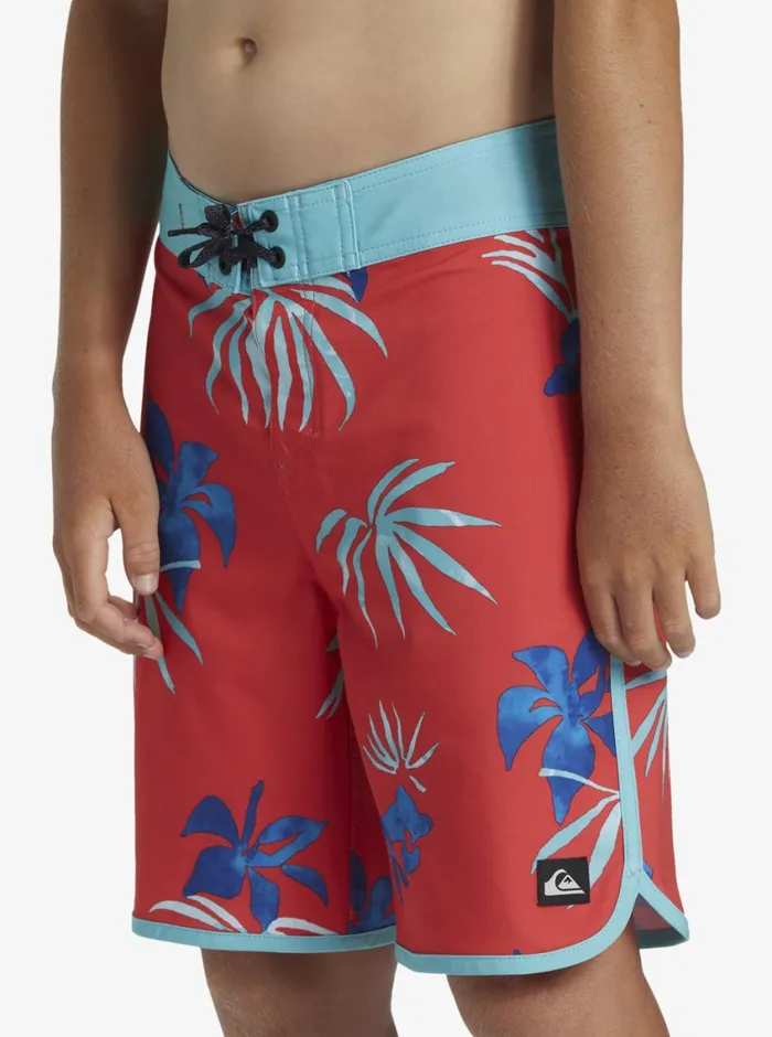 Quiksilver 816 Surfsilk Scallop 17034 Boardshorts Cayenne Boys Boardshorts