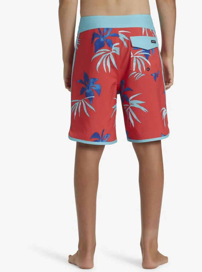 Quiksilver 816 Surfsilk Scallop 17034 Boardshorts Cayenne Boys Boardshorts