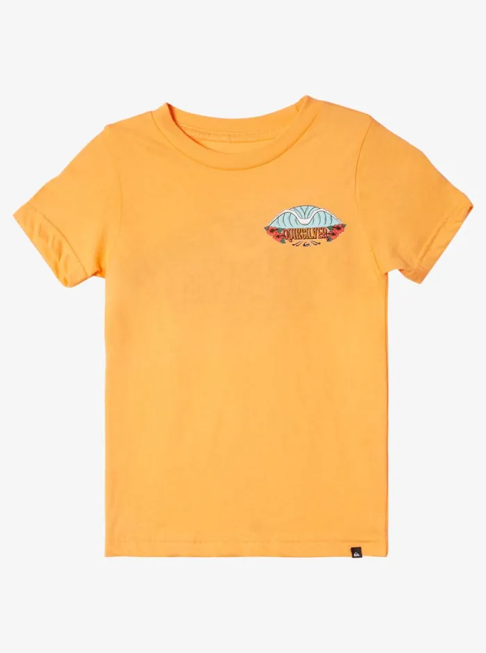 Quiksilver 816 Tropical Fade TShirt Tangerine Boys Tees
