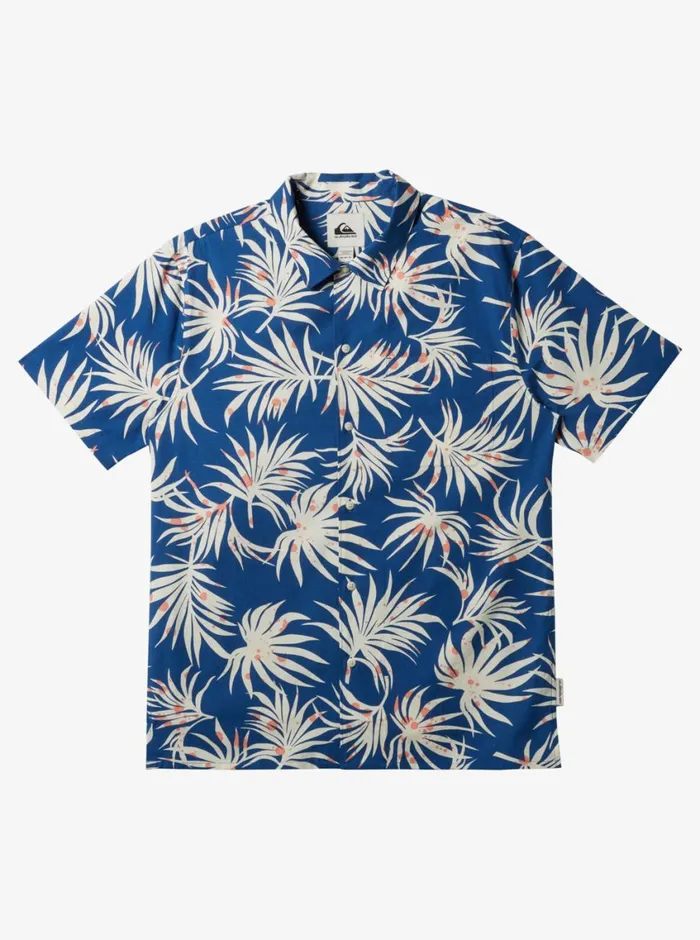 Quiksilver Beach Club Casual Short Sleeve Woven Shirt Monaco Blue Aop Better Ss Mens Shirts and Polos Quiksilver Beach Club Casual Short Sleeve Woven Shirt Monaco Blue Aop Better Ss Mens Shirts and Polos