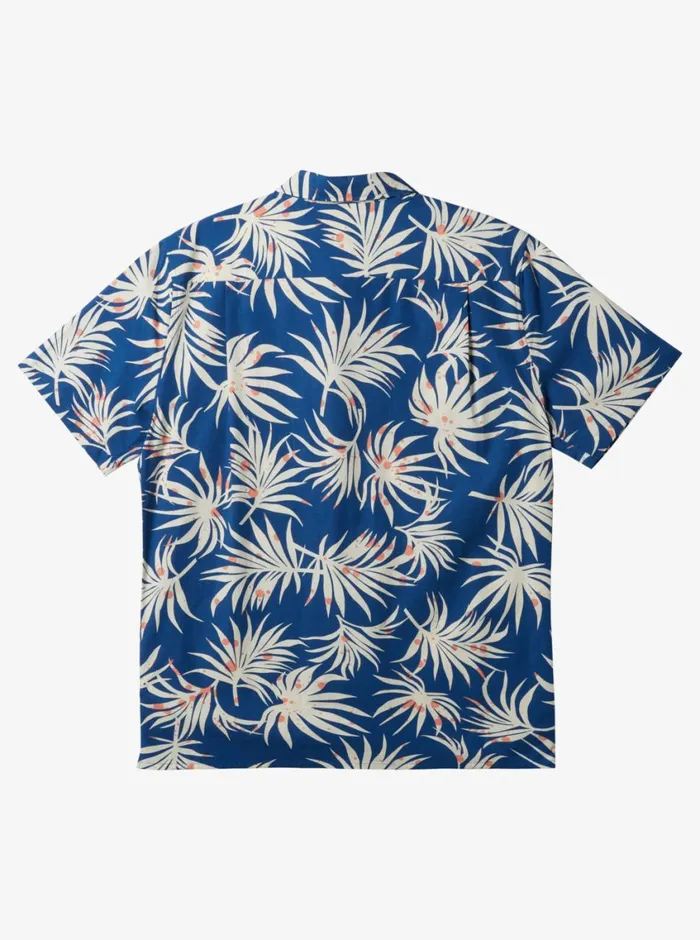Quiksilver Beach Club Casual Short Sleeve Woven Shirt Monaco Blue Aop Better Ss Mens Shirts and Polos Quiksilver Beach Club Casual Short Sleeve Woven Shirt Monaco Blue Aop Better Ss Mens Shirts and Polos
