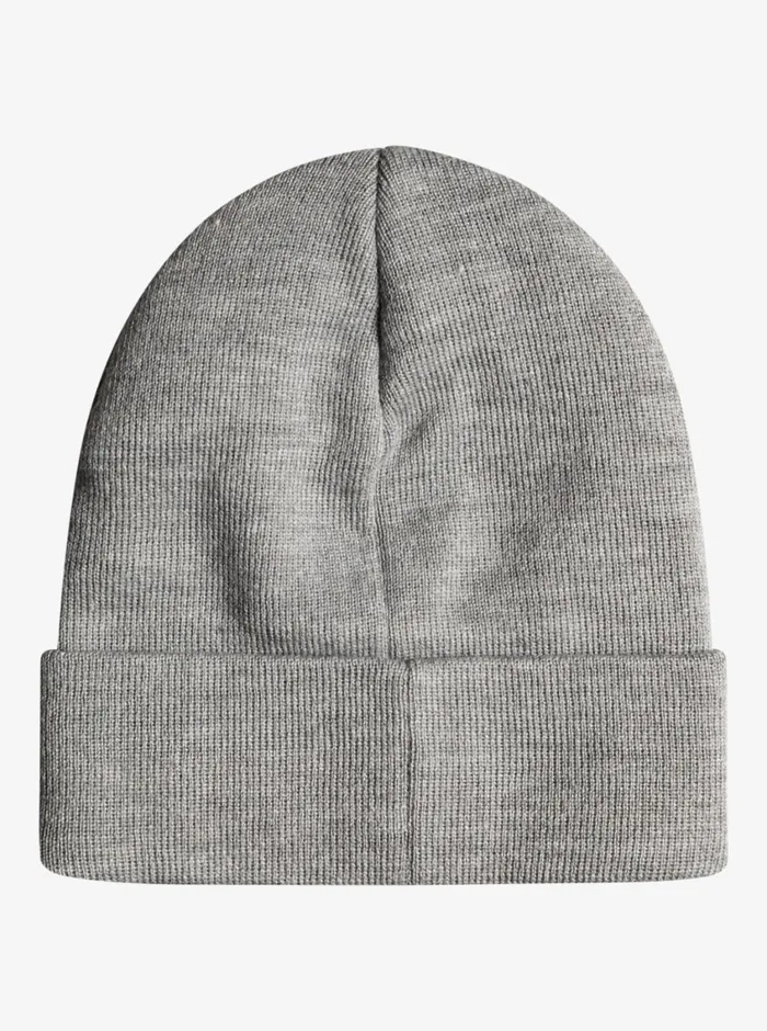 Quiksilver Brigade FoldOver Grey Beanie Heather Grey Mens Accessories Quiksilver Brigade FoldOver Grey Beanie Heather Grey Mens Accessories