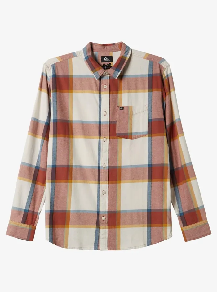 Quiksilver BrooKing StingrayLong Sleeve Top Birch Brooks Flannel Mens Shirts and Polos Quiksilver BrooKing StingrayLong Sleeve Top Birch Brooks Flannel Mens Shirts and Polos
