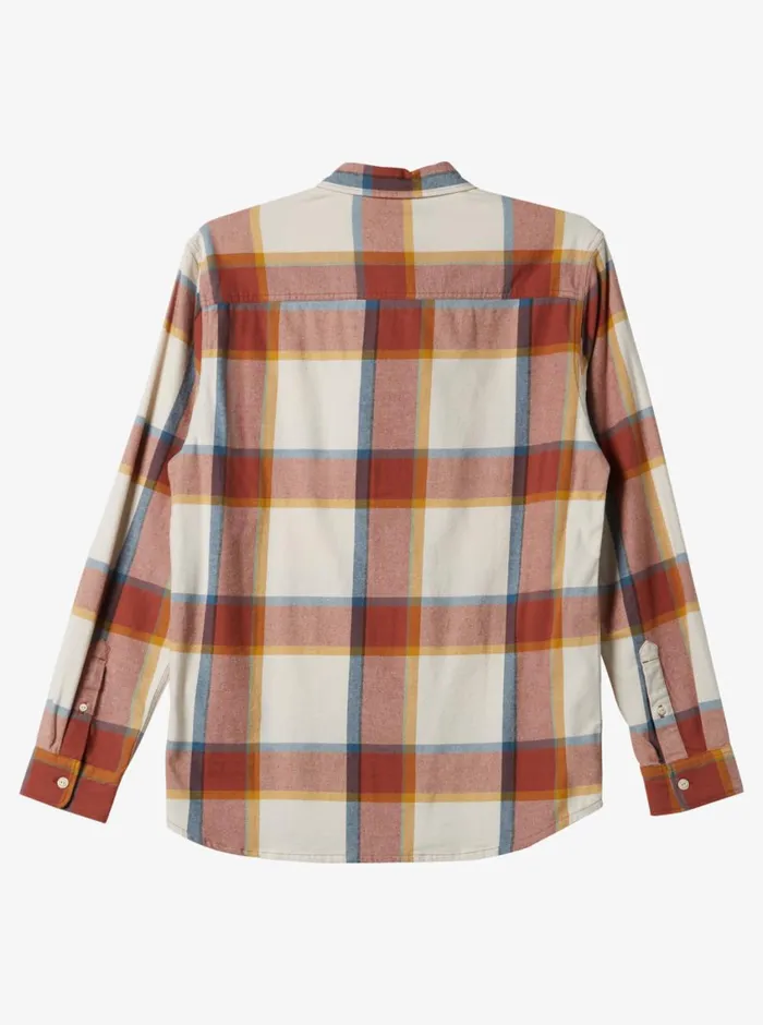 Quiksilver BrooKing StingrayLong Sleeve Top Birch Brooks Flannel Mens Shirts and Polos Quiksilver BrooKing StingrayLong Sleeve Top Birch Brooks Flannel Mens Shirts and Polos