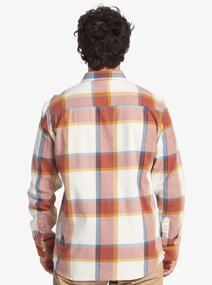 Quiksilver BrooKing StingrayLong Sleeve Top Birch Brooks Flannel Mens Shirts and Polos Quiksilver BrooKing StingrayLong Sleeve Top Birch Brooks Flannel Mens Shirts and Polos