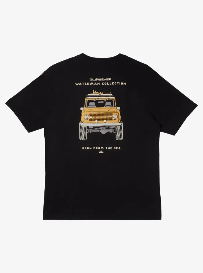 Quiksilver Bruiser QTShirt Black MensWaterman Tees Quiksilver Bruiser QTShirt Black MensWaterman Tees