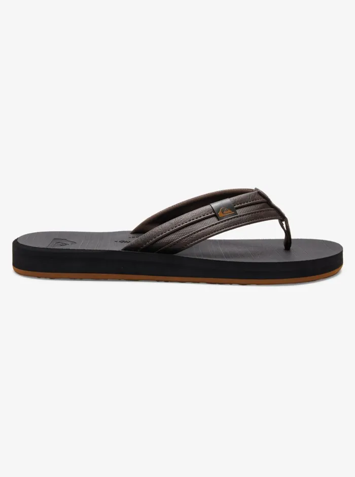 Quiksilver Carver Squish Sandals Brownblackbrown Mens Sandals Quiksilver Carver Squish Sandals Brownblackbrown Mens Sandals