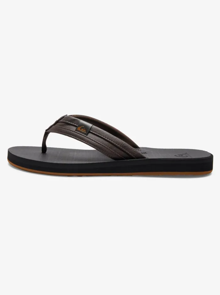 Quiksilver Carver Squish Sandals Brownblackbrown Mens Sandals Quiksilver Carver Squish Sandals Brownblackbrown Mens Sandals