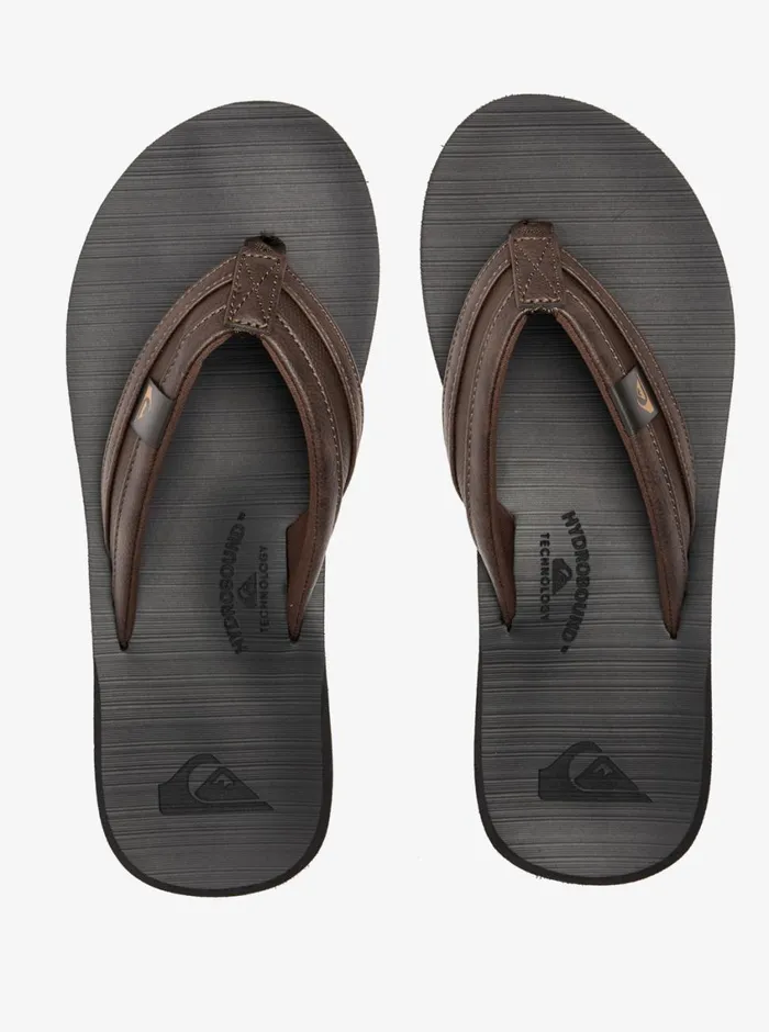 Quiksilver Carver Squish Sandals Brownblackbrown Mens Sandals Quiksilver Carver Squish Sandals Brownblackbrown Mens Sandals