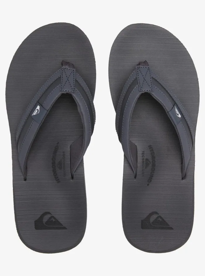 Quiksilver Carving Squish Sandals Greygreywhite Mens Sandals Quiksilver Carving Squish Sandals Greygreywhite Mens Sandals