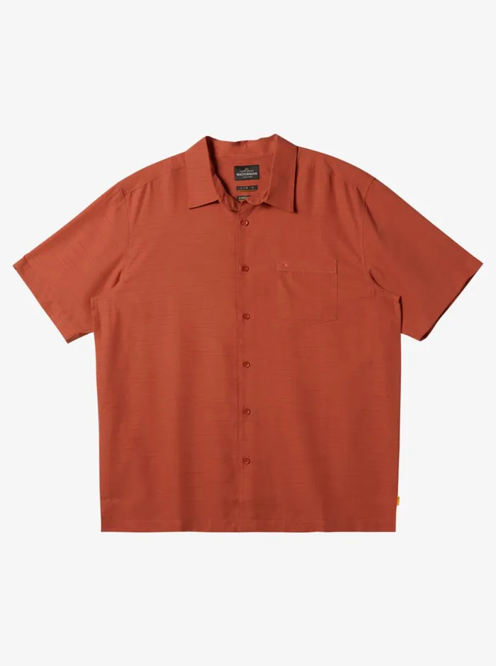 Quiksilver Centinela Premium AntiWrinkle Shirt Mango Centinela MensWaterman Shirts and Polos Quiksilver Centinela Premium AntiWrinkle Shirt Mango Centinela MensWaterman Shirts and Polos