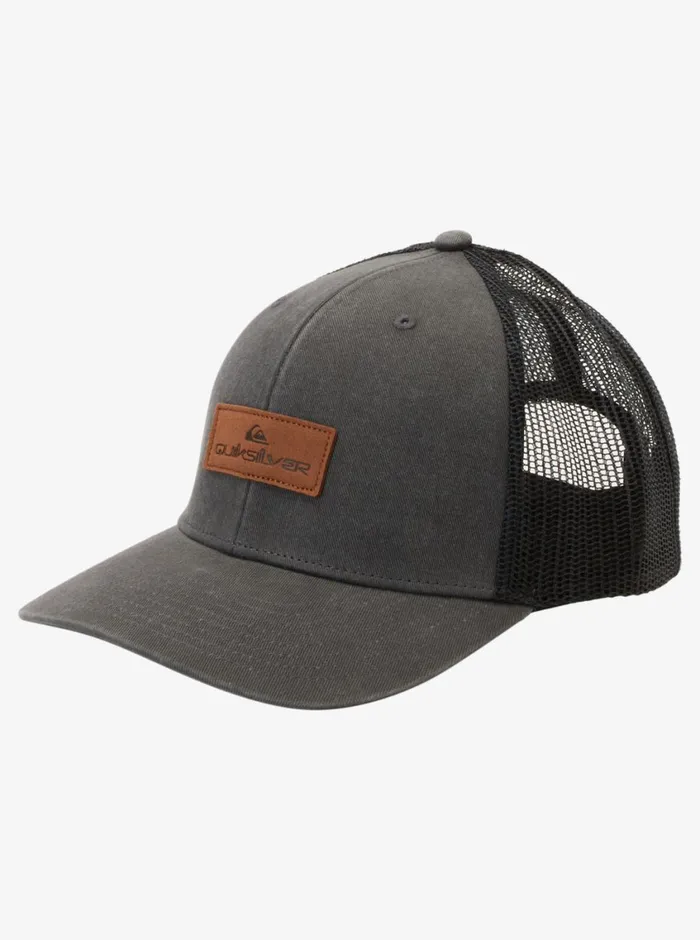 Quiksilver Down The Hatch Trucker Hat Tarmac Mens Hats