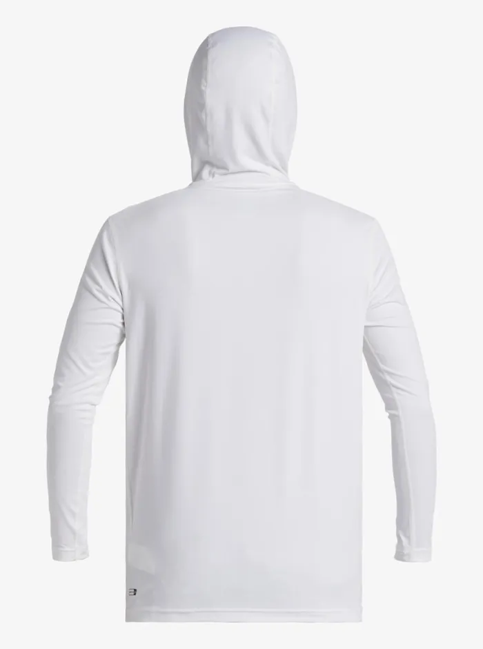 Quiksilver Everday Hood Hooded Surf Tee White Mens Rashguards Quiksilver Everday Hood Hooded Surf Tee White Mens Rashguards