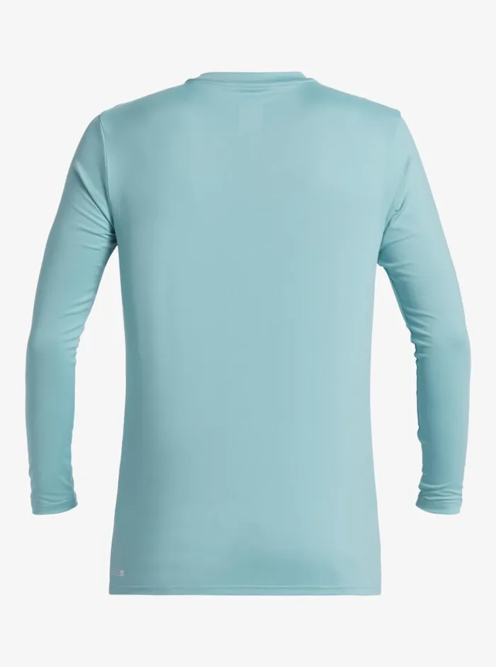 Quiksilver Everyday Long Sleeve Surf Tee Marine Blue Mens Rashguards Quiksilver Everyday Long Sleeve Surf Tee Marine Blue Mens Rashguards