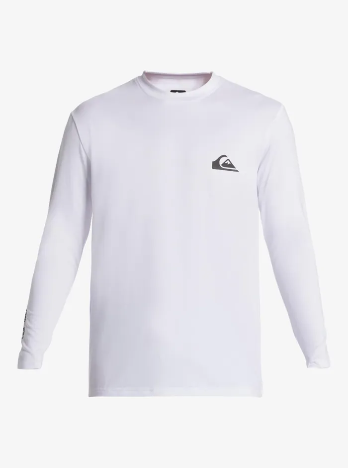 Quiksilver Everyday Long Sleeve Surf Tee White Mens Rashguards