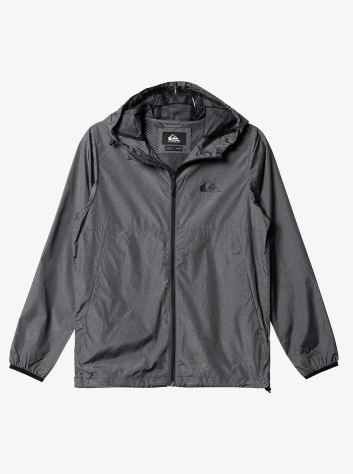 Quiksilver Everyday Windbreaker Jacket Dark Grey Heather Mens Jackets