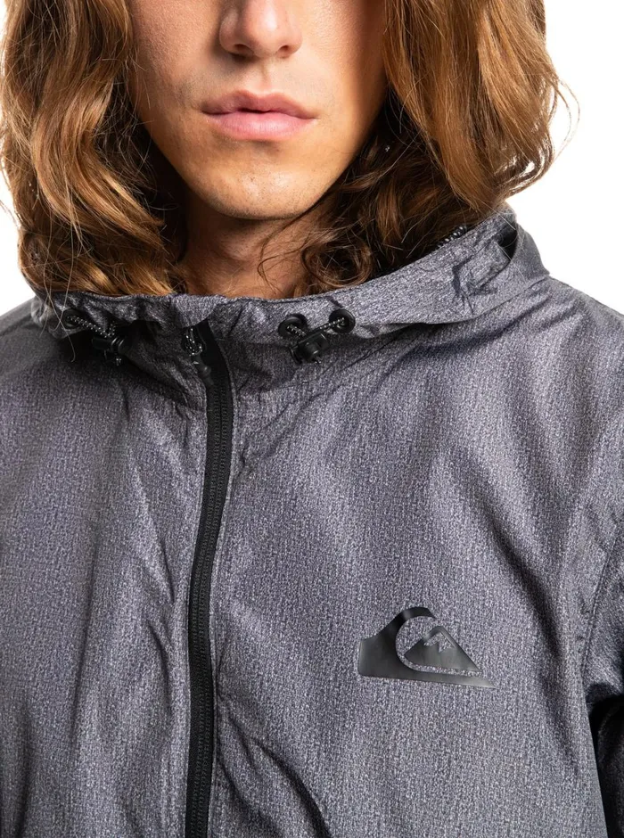 Quiksilver Everyday Windbreaker Jacket Dark Grey Heather Mens Jackets Quiksilver Everyday Windbreaker Jacket Dark Grey Heather Mens Jackets