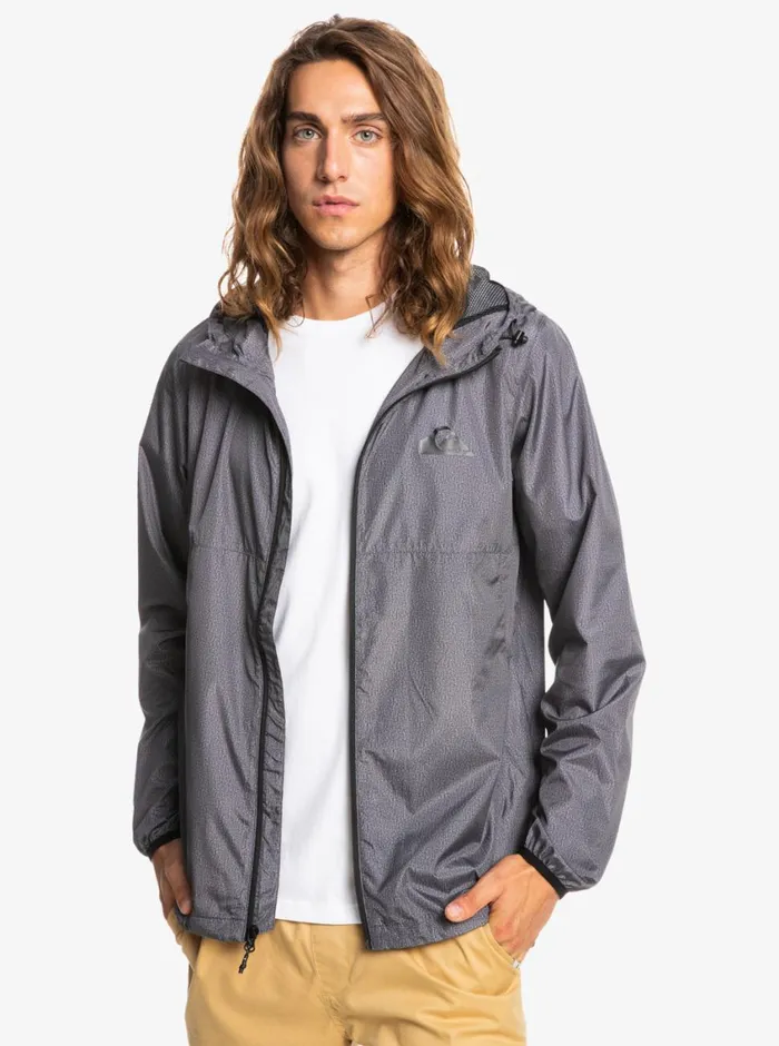 Quiksilver Everyday Windbreaker Jacket Dark Grey Heather Mens Jackets Quiksilver Everyday Windbreaker Jacket Dark Grey Heather Mens Jackets
