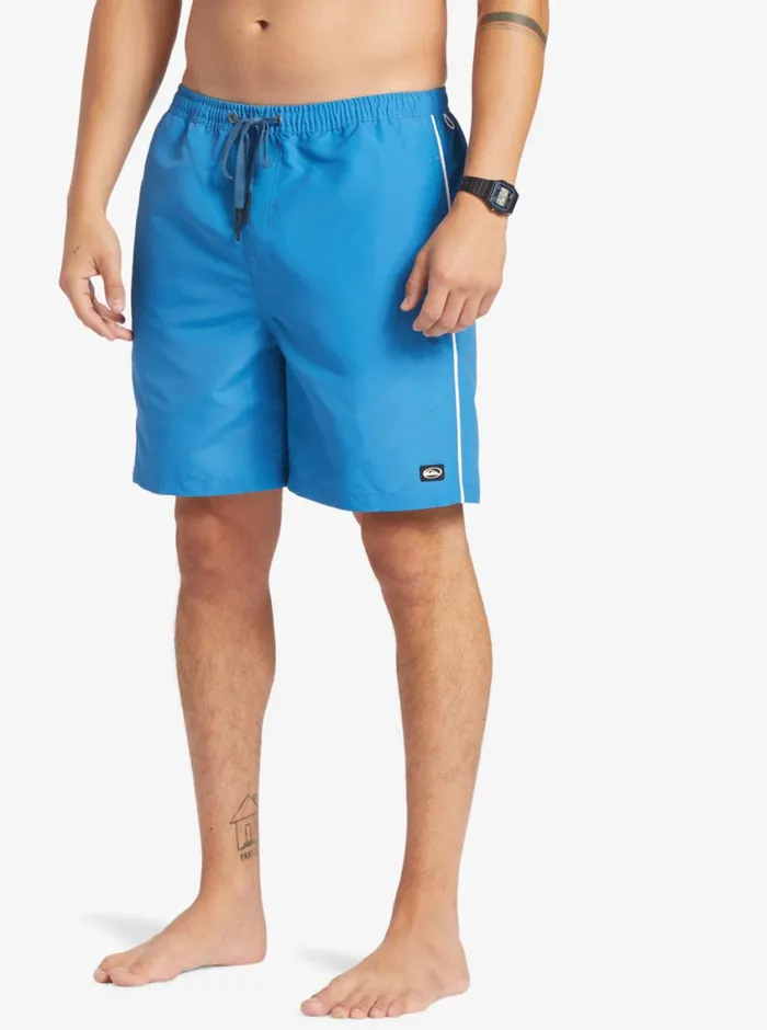 Quiksilver Flight Volley 18034 Elastic Waist Shorts Deep Water Mens Elastic Waist Quiksilver Flight Volley 18034 Elastic Waist Shorts Deep Water Mens Elastic Waist