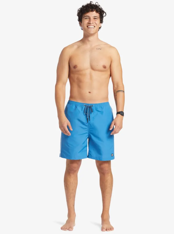 Quiksilver Flight Volley 18034 Elastic Waist Shorts Deep Water Mens Elastic Waist Quiksilver Flight Volley 18034 Elastic Waist Shorts Deep Water Mens Elastic Waist