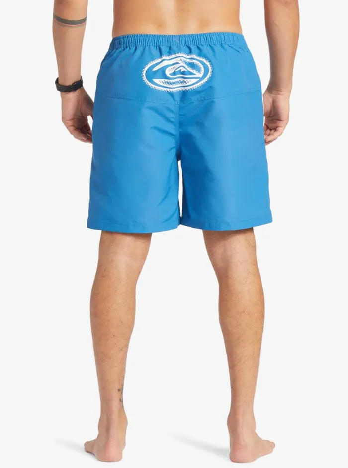 Quiksilver Flight Volley 18034 Elastic Waist Shorts Deep Water Mens Elastic Waist Quiksilver Flight Volley 18034 Elastic Waist Shorts Deep Water Mens Elastic Waist