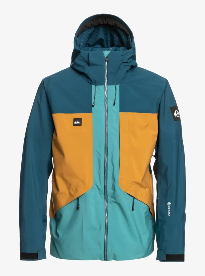 Quiksilver Forever Stretch GORETEX Technical Snow Jacket Majolica Blue Mens Snow Jackets Quiksilver Forever Stretch GORETEX Technical Snow Jacket Majolica Blue Mens Snow Jackets