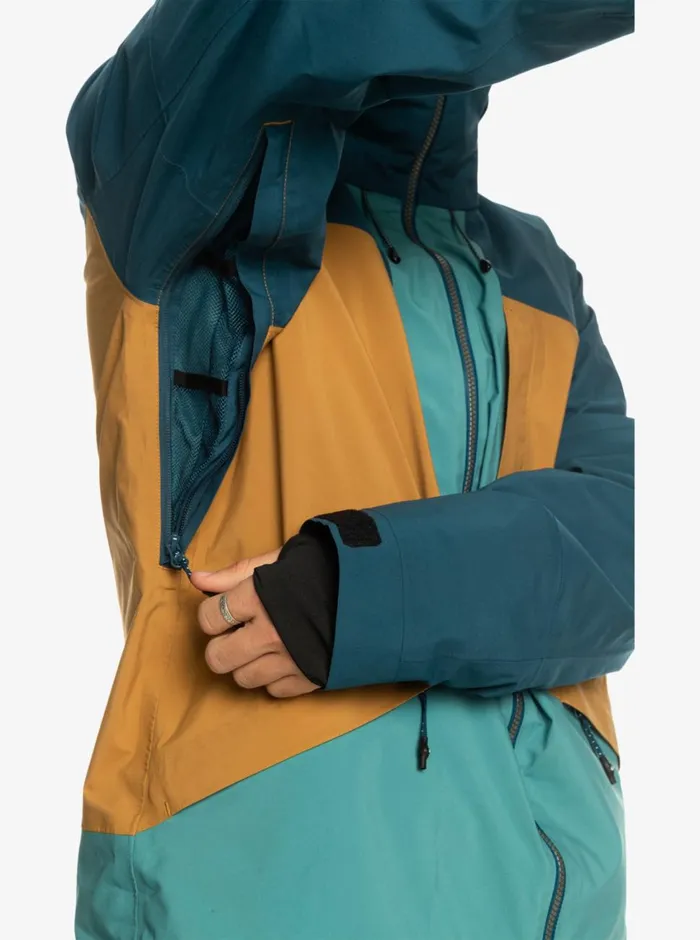Quiksilver Forever Stretch GORETEX Technical Snow Jacket Majolica Blue Mens Snow Jackets Quiksilver Forever Stretch GORETEX Technical Snow Jacket Majolica Blue Mens Snow Jackets