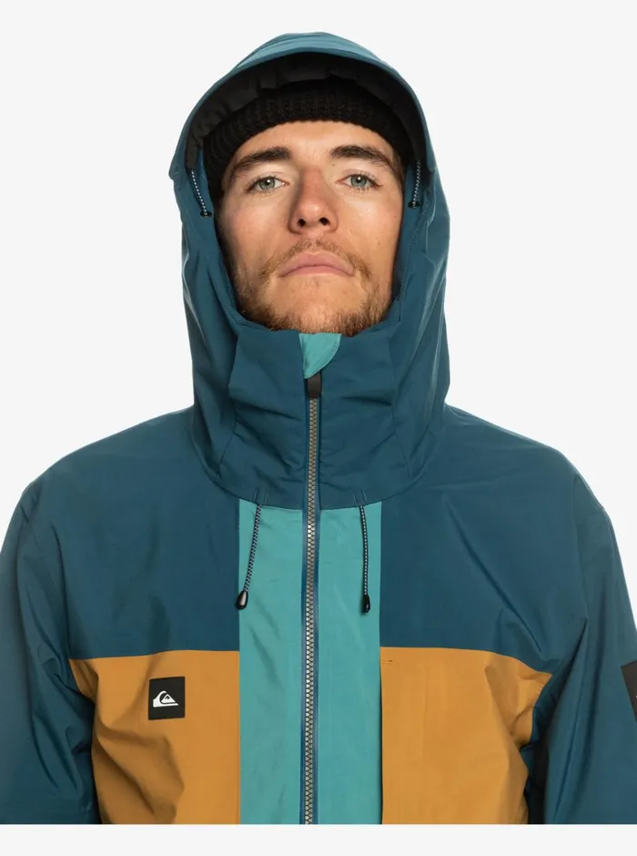 Quiksilver Forever Stretch GORETEX Technical Snow Jacket Majolica Blue Mens Snow Jackets Quiksilver Forever Stretch GORETEX Technical Snow Jacket Majolica Blue Mens Snow Jackets