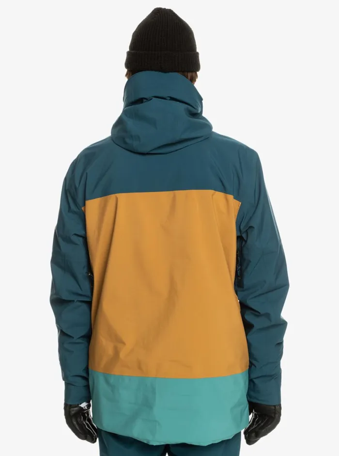 Quiksilver Forever Stretch GORETEX Technical Snow Jacket Majolica Blue Mens Snow Jackets Quiksilver Forever Stretch GORETEX Technical Snow Jacket Majolica Blue Mens Snow Jackets