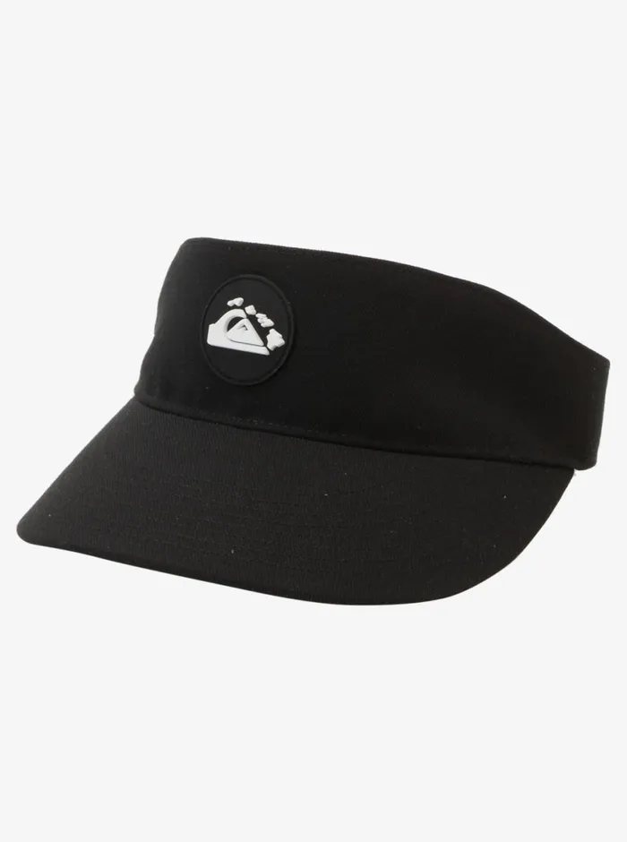 Quiksilver Hawaii Island Visor Black Mens Hats