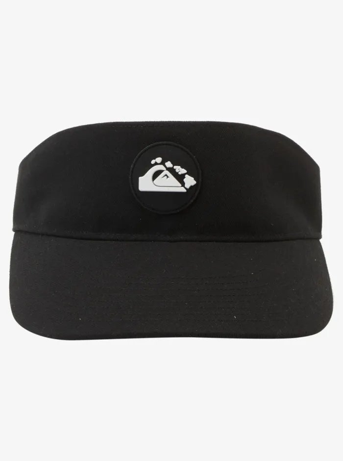Quiksilver Hawaii Island Visor Black Mens Hats Quiksilver Hawaii Island Visor Black Mens Hats