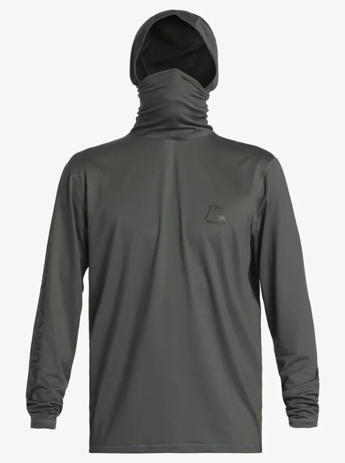Quiksilver Heritage UPF 50 Long Sleeve Surf Tee Iron Gate Mens Rashguards