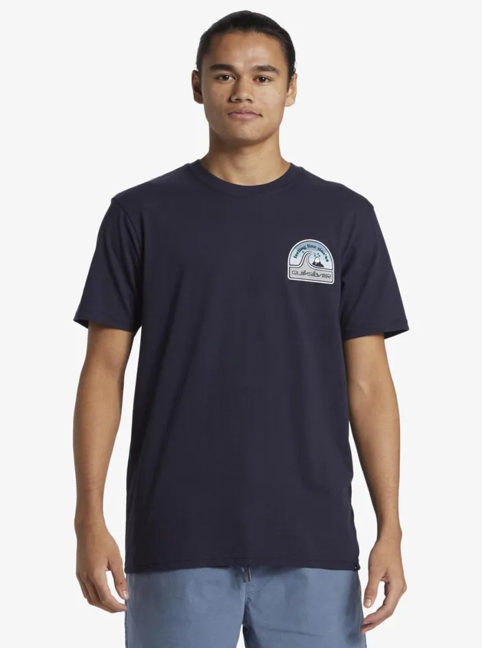 Quiksilver In The Groove TShirt Navy Blazer Mens Tees