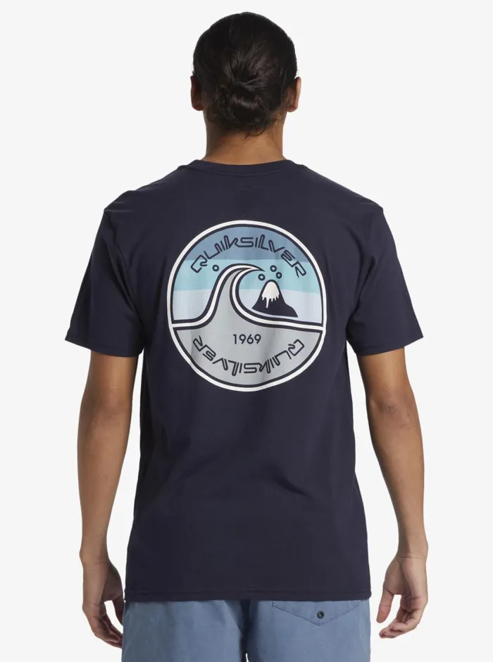 Quiksilver In The Groove TShirt Navy Blazer Mens Tees