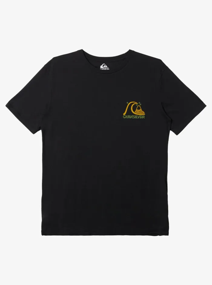 Quiksilver Island Cap TShirt Black Mens Tees
