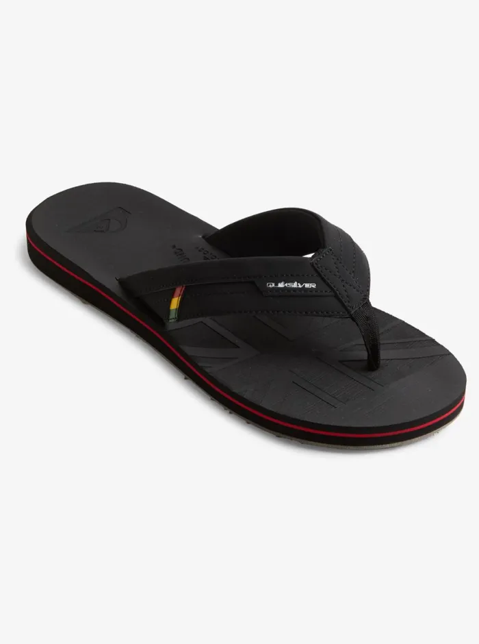 Quiksilver Island Oasis Squish Sandals Black 1 Mens Sandals