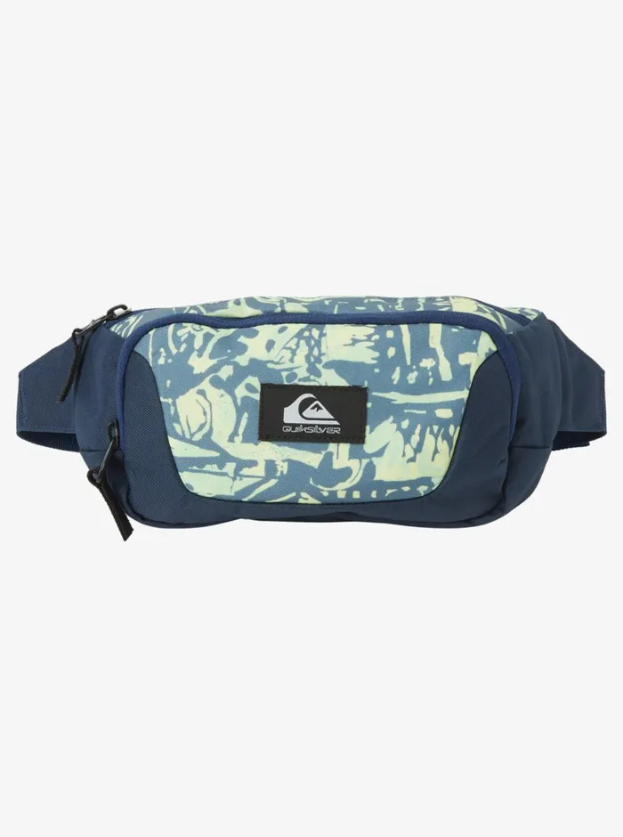 Quiksilver Jungler 15L Fanny Pack Paradise Green Mens Backpacks and Bags