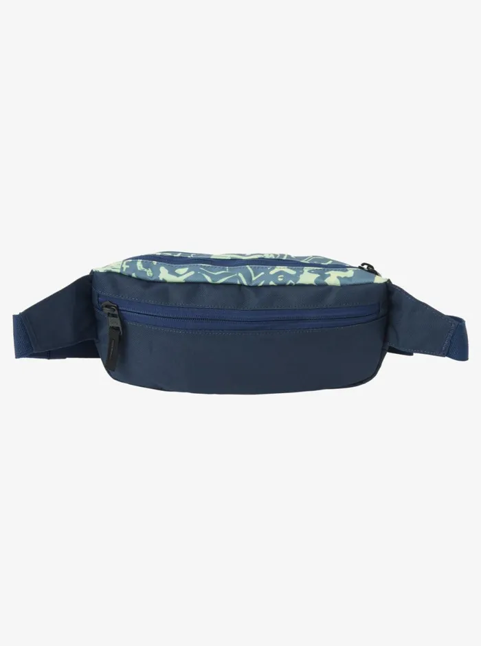 Quiksilver Jungler 15L Fanny Pack Paradise Green Mens Backpacks and Bags Quiksilver Jungler 15L Fanny Pack Paradise Green Mens Backpacks and Bags